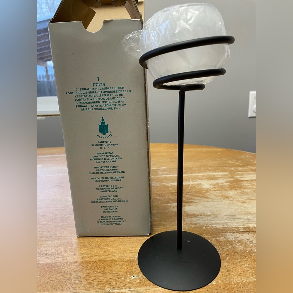 10” Spiral candle holder